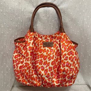 kate spade leopard tote bolsa